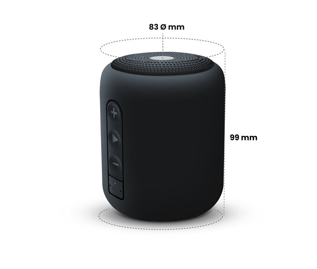Altavoz Portátil Sb-05 Bluetooth 5W 618402 Metronic Negro