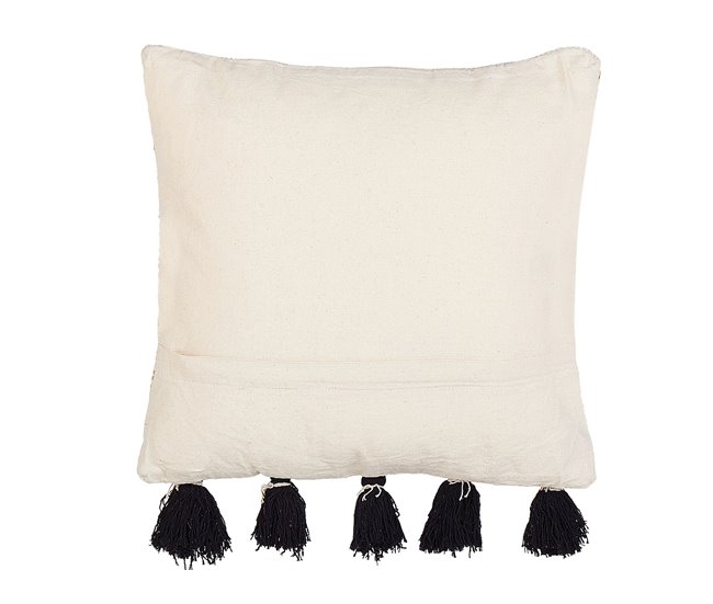 Beliani Cojín decorativo SAMBUCUS Beige