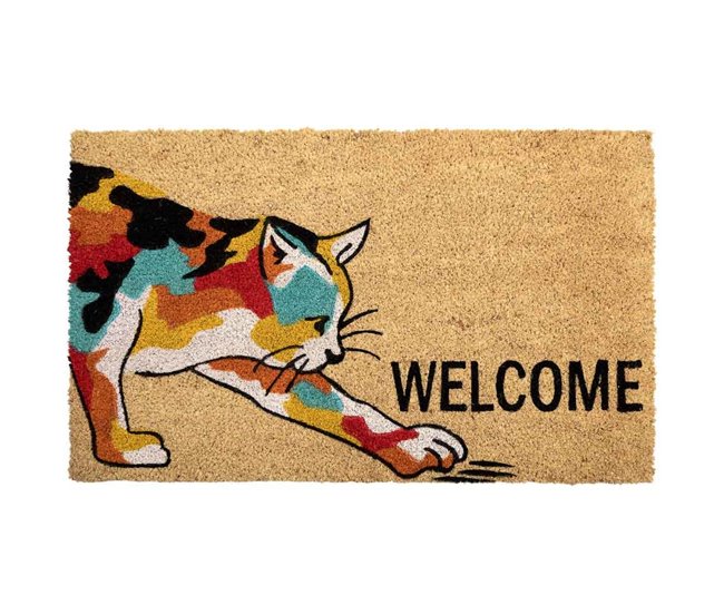 Felpudo de pvc impreso Blanco