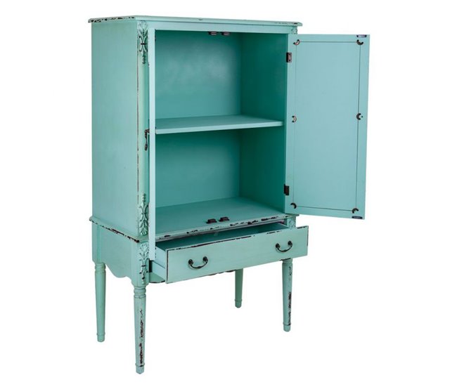 Armario de madera Azul