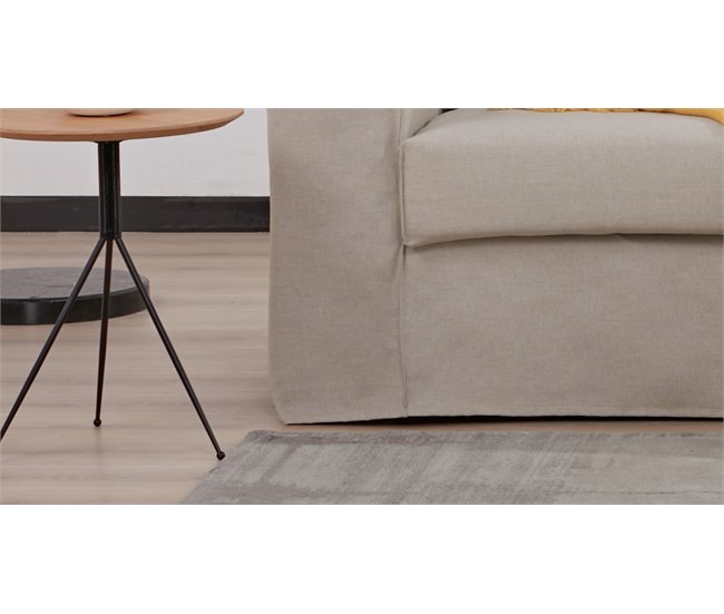 Sofá 3 plazas fijo JUNO desenfundable Beige
