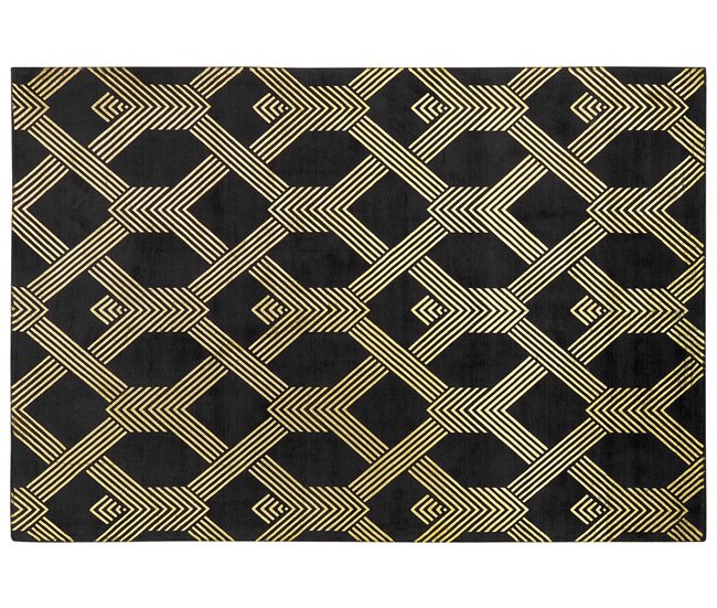 Beliani Alfombra de pelo corto VEKSE 160x230 Azul