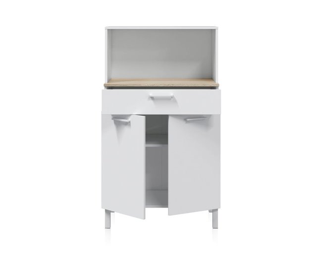 Alacena cocina Colin 2 Puertas 72 Natural/ Blanco