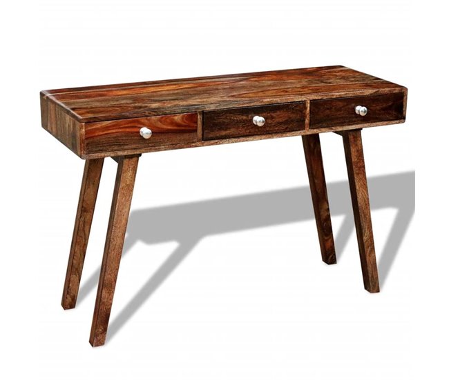 Consola recibidor Kalm  maciza de sheesham Natural