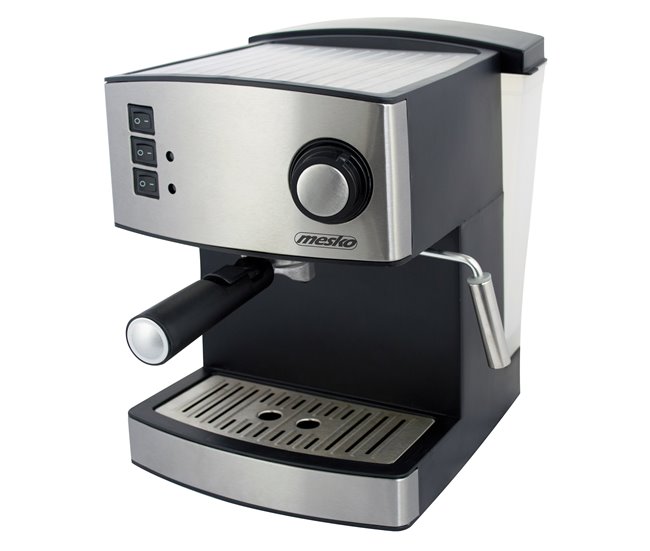 Cafetera Express Mesko MS 4403 Plateado