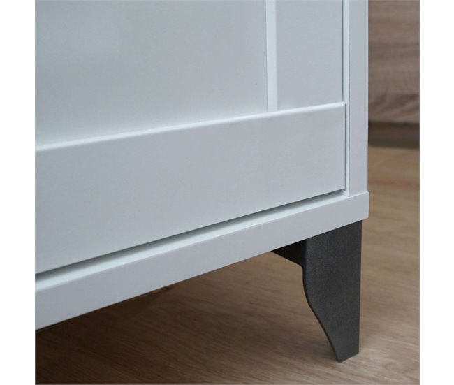 Aparador de Salón Comedor Portobello Blanco/ Madera
