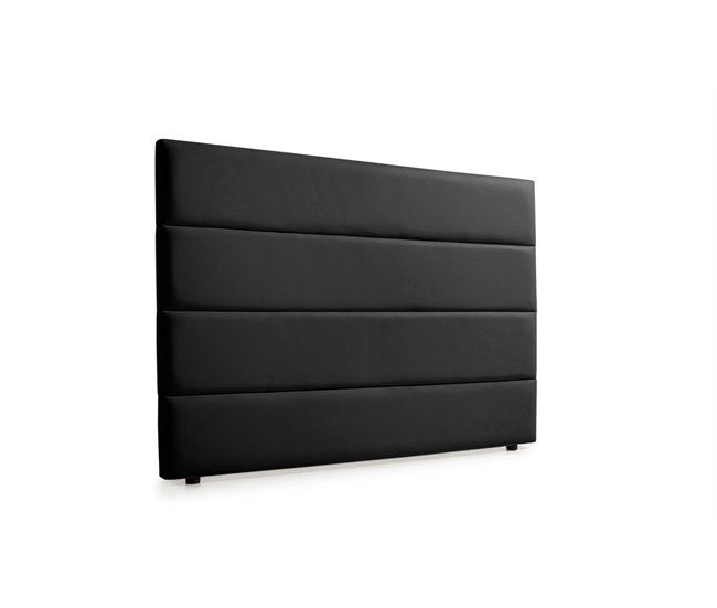 CABECERO TAPIZADO GENOVA POLIPIEL  - Moonia 210 Negro