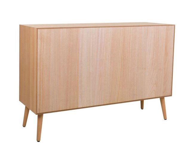 Aparador de madera y rejilla Marron