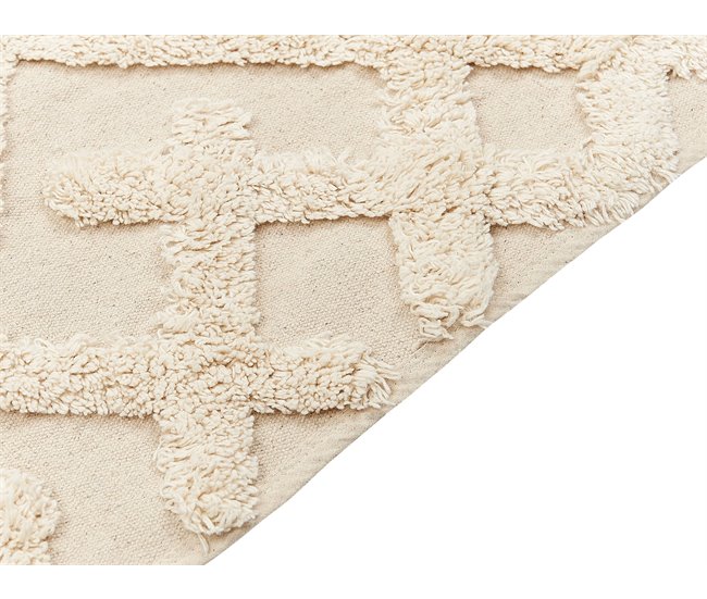 Beliani Alfombra de pelo corto ARDAHAN 140x200 Beige