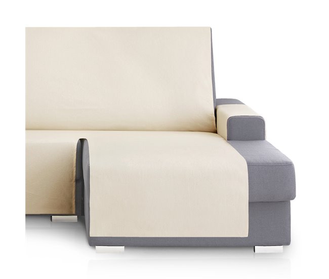 Protector Cubre Sofá Royale Chaise Longue Derecho Extra Beige