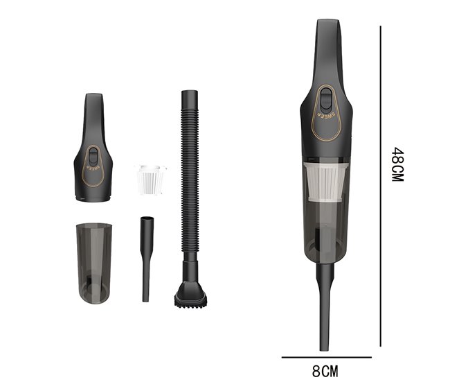 Aspiradora de mano inhalámbrica multi superficie para casa ó coche Multicolor