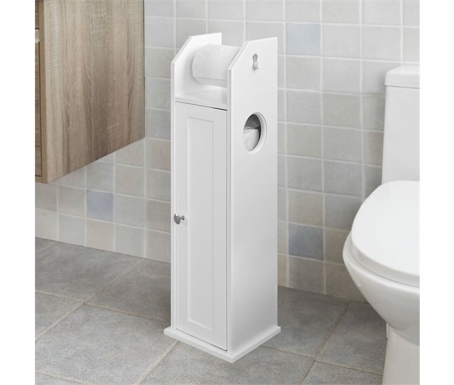 Portarrollo para Papel Higiénico FRG135-W SoBuy Blanco