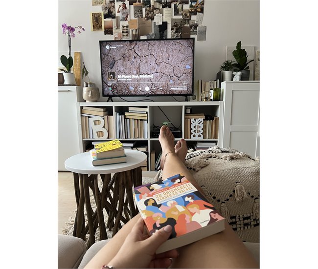 Beliani Mesa auxiliar HOUMA 36x36 Blanco