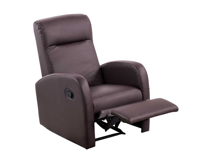 Sillón relax Home símil piel Chocolate