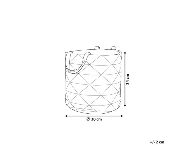 Beliani Cesta MADOLA Beige