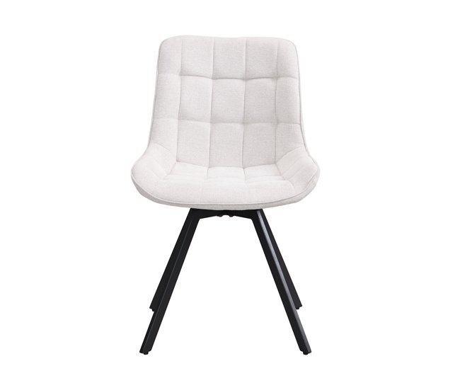 Pack de 4 sillas giratórias ALISON  Beige