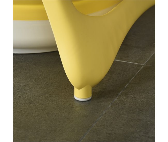 Bañera para Bebé Plegable PP, TPE HOMCOM Amarillo