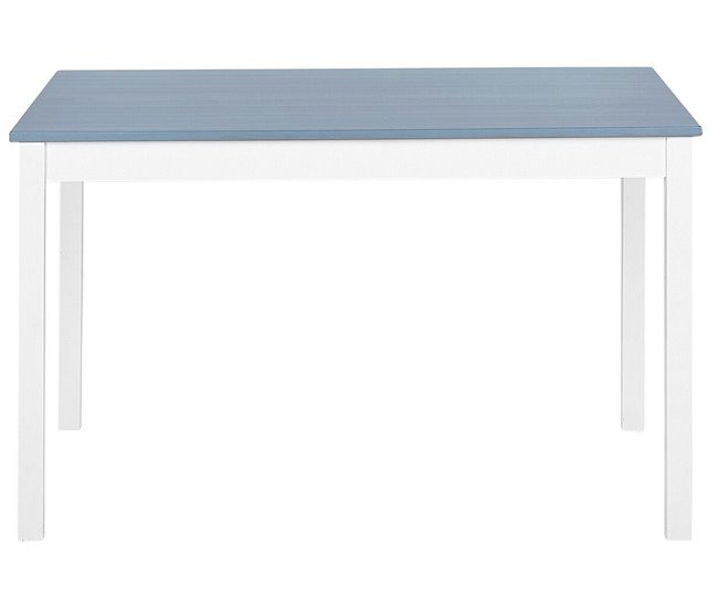 Beliani Conjunto de comedor MOANA Blanco