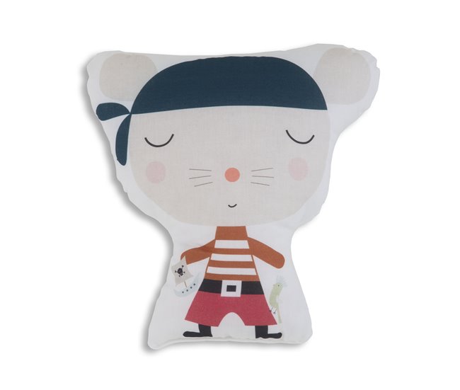 COJIN DE FORMA CON RELLENO PIRATA Estampado