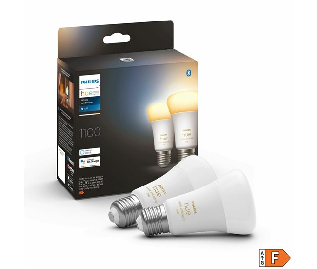 Bombilla Inteligente Pack de 2 E27 Blanco