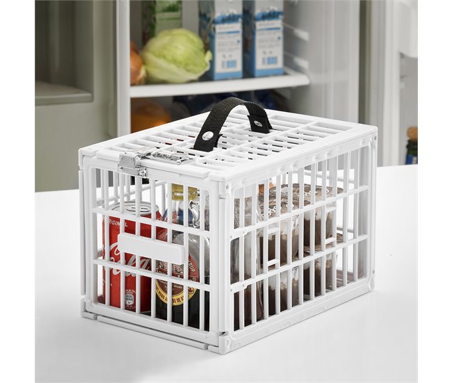 Jaula de Seguridad para Neveras IG813536 Blanco