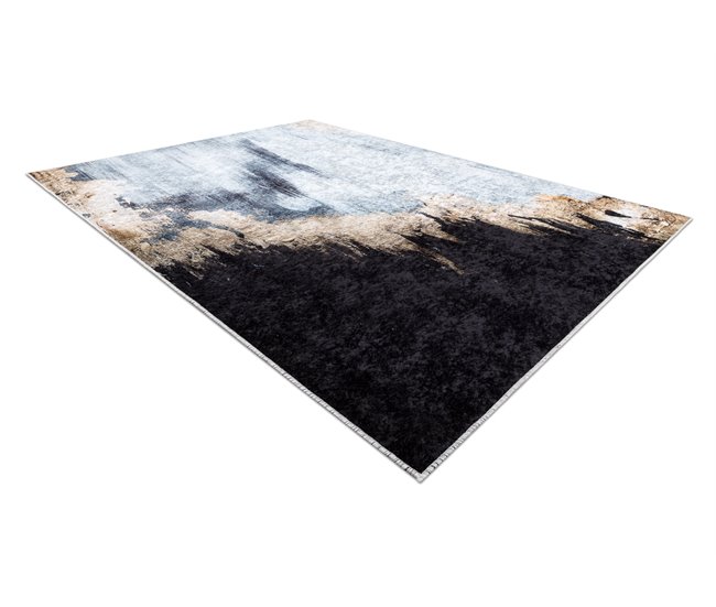 Alfombra lavable MIRO 51573.802 Abstracción 120x170 Negro