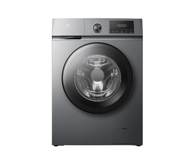 Lavadora frontal TCL FF0824A1ES 8 kilos 1400 RPM Inox