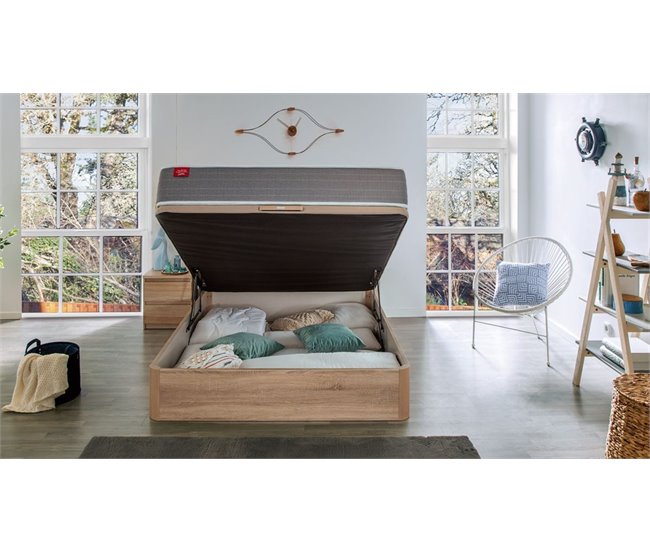 Colchón SKYLIGHT 8K PIKOLIN de espuma Adaptex + canapé gratis Grupo Pikolin color wengué 