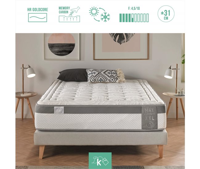 Colchón Viscoelástico Reforzado Gran Adaptabilidad 