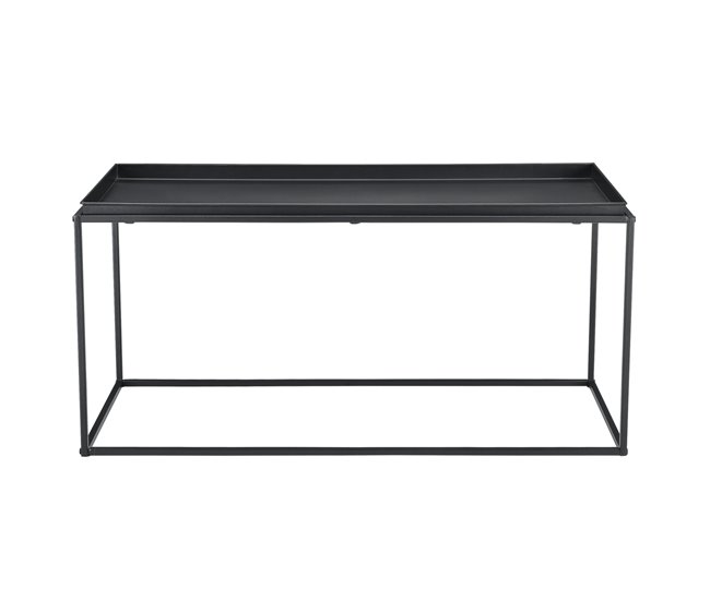 Mesa de centro Nyker metal Negro