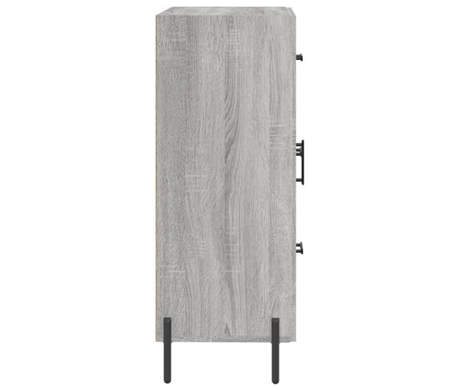 Aparador de madera de ingeniería 69 Blanco
