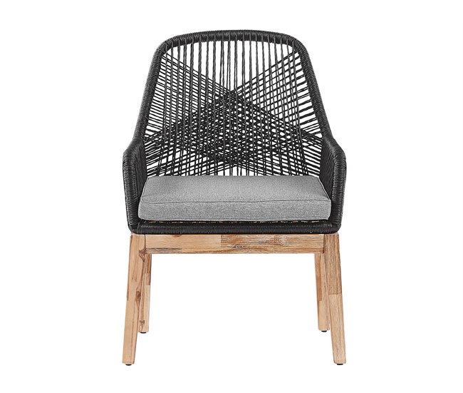 Beliani Conjunto de comedor OLBIA Gris Claro