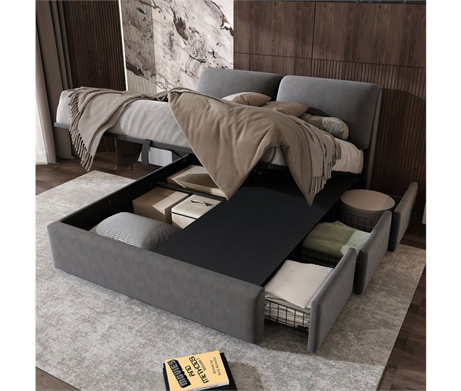 Canapés abatibles Gris