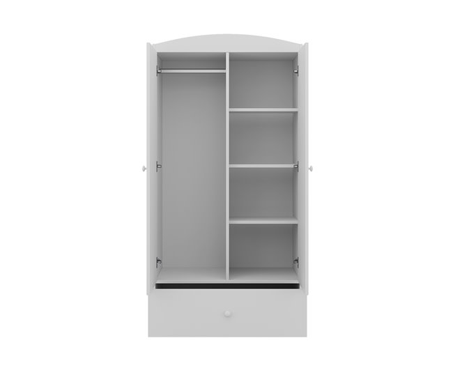 Armario 2 puertas 1 cajón Kocot Kids Babydream Unicornio Blanco