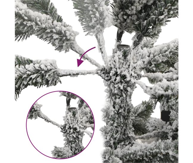 Árbol Navidad - Árbol navideño Blanco/ Verde