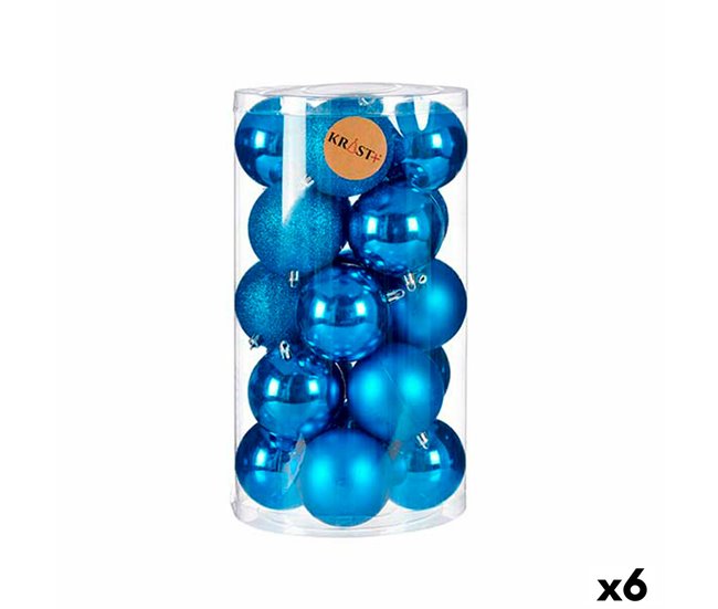 Set de Bolas de Navidad Azul
