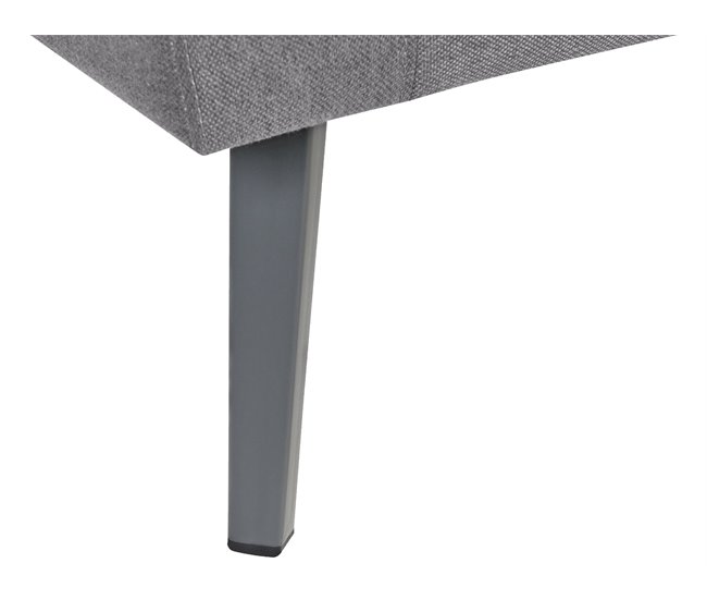 Beliani Sofá de jardín Poliéster LORETELLO Gris