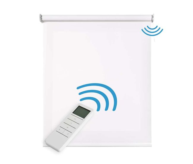 Estores Enrollables Motorizados Screen con Motor y Mando 