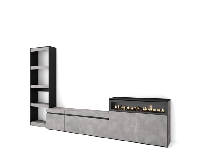 Muebles de Salón para TV 310 Cemento