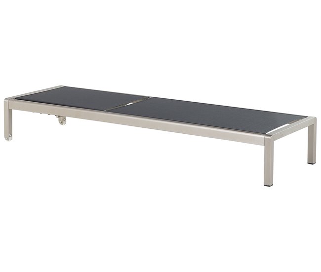 Beliani Tumbona FOSSATO Negro