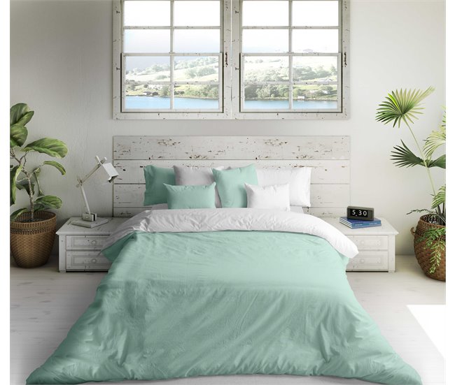 FUNDA NORDICA BICOLOR REVERSIBLE 