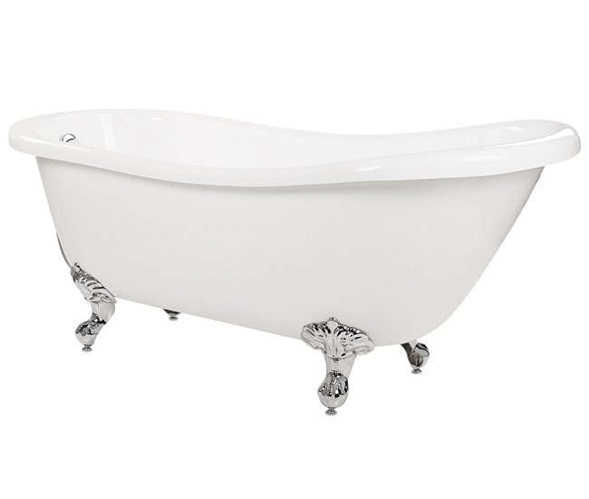 Beliani Bañera independiente CAYMAN 77x153 Azul