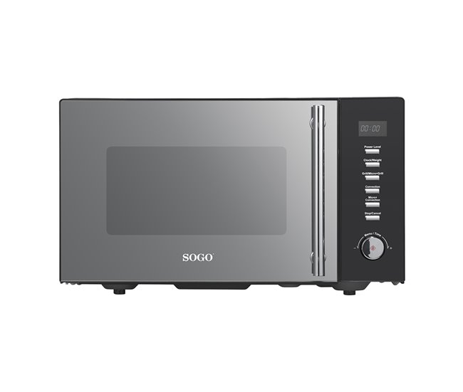 SOGO MICRRONDAS HORNO GRILL-DIGITAL-25L-1400W Negro