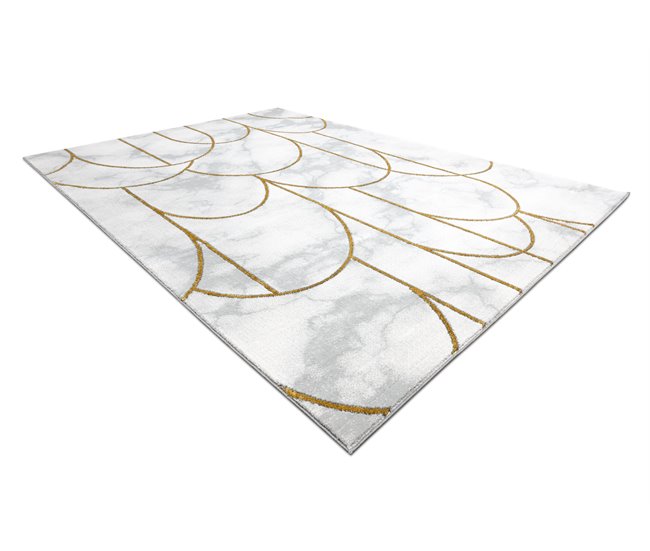 Alfombra EMERALD exclusivo 1016 glamour 200x290 Crema