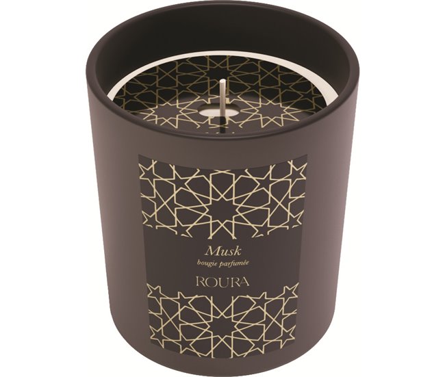Vela perfumada ARABIAN musk 8,5x7cm  Negro