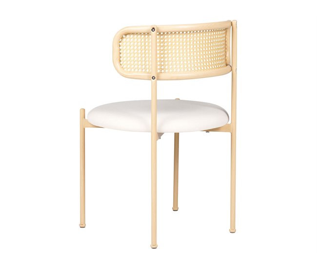 Beliani Silla de comedor ANDOVER Beige