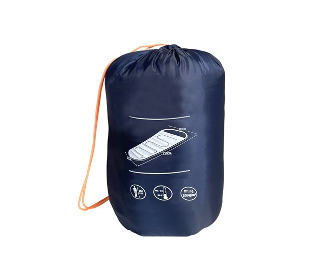 Acomoda Textil – Saco de Dormir Ligero de 0 a 10° Gris Azul