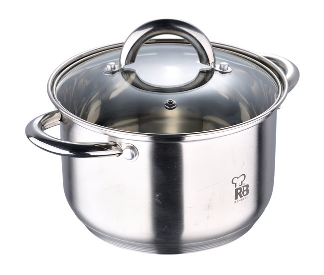Set de batería de cocina ALEXANDER 7 piezas marca BERGNER  Inox