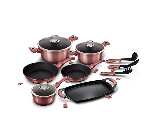 Batería de Cocina Berlinger Haus AT-6044 Rosa