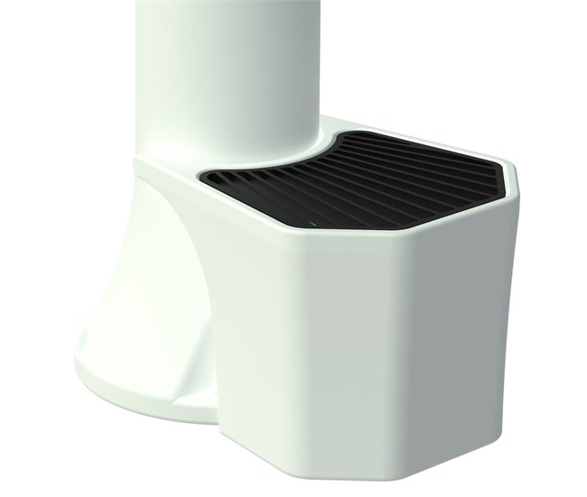 Fuente de jardín roja con Cubo rojo Sined FONTANA TRITONE PRO ROSSA Blanco